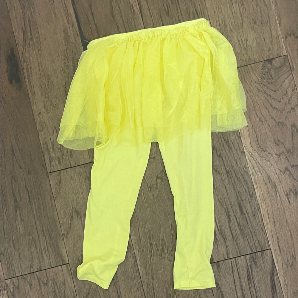 Sunny Yellow Tutu Skort for Kids - Picture 3 of 3